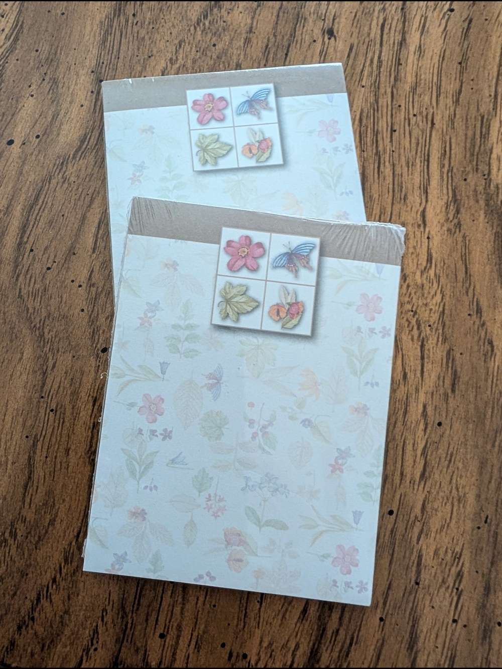 Longaberger Botanical Garden Mini Note Pads Still Wrapped Brand New
